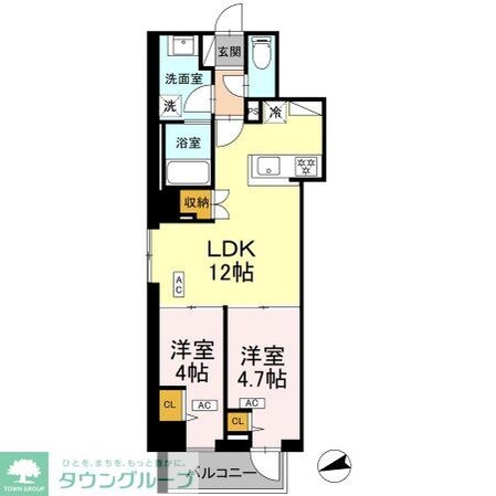 ロイジェント南池袋の物件間取画像